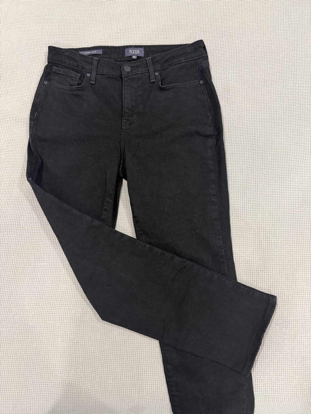 NYDJ Skinny Black High-Rise Jeans